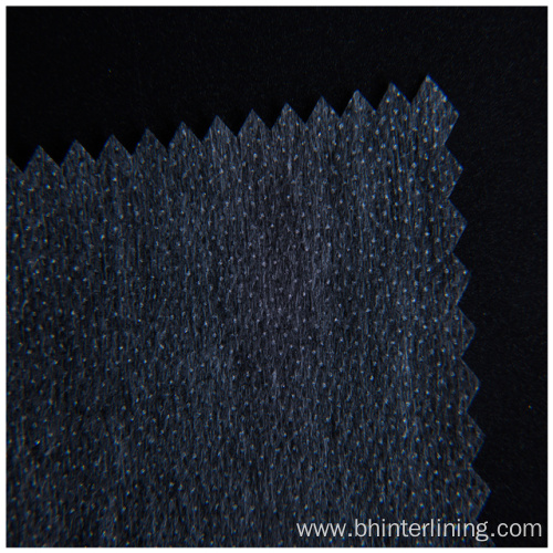 Adhesive polyester nylon fusible interfacing fabric